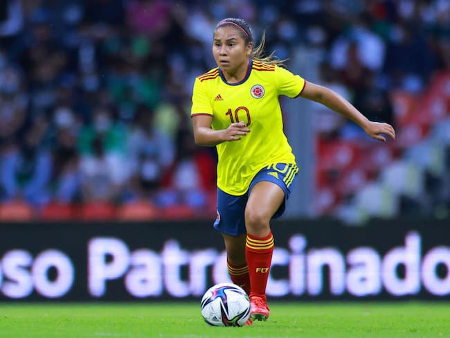 Leicy Santos en la Selección Femenina de Colombia. (Photo by Hector Vivas/Getty Images)