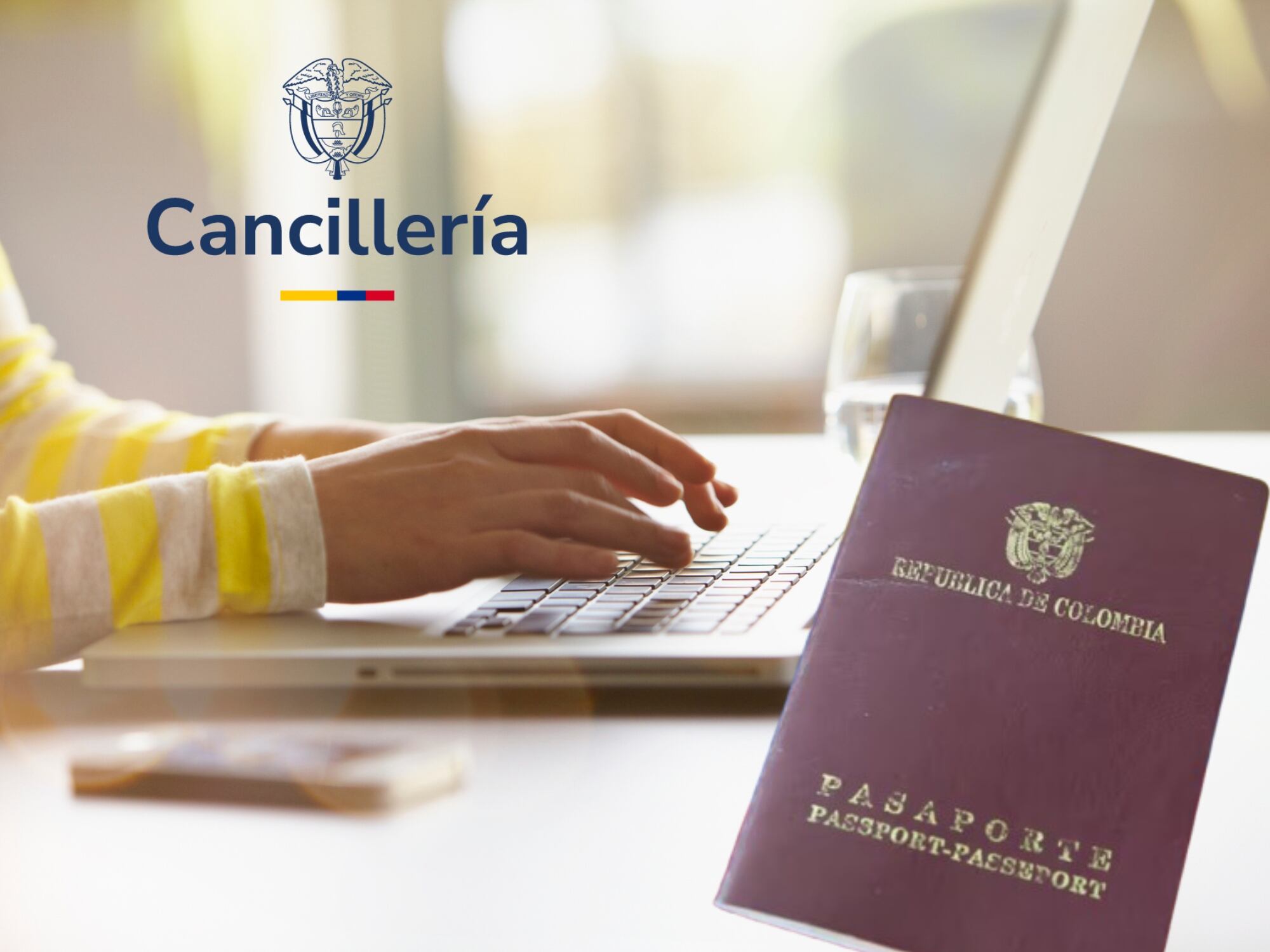 Solicitar el pasaporte en línea, imagen de referencia