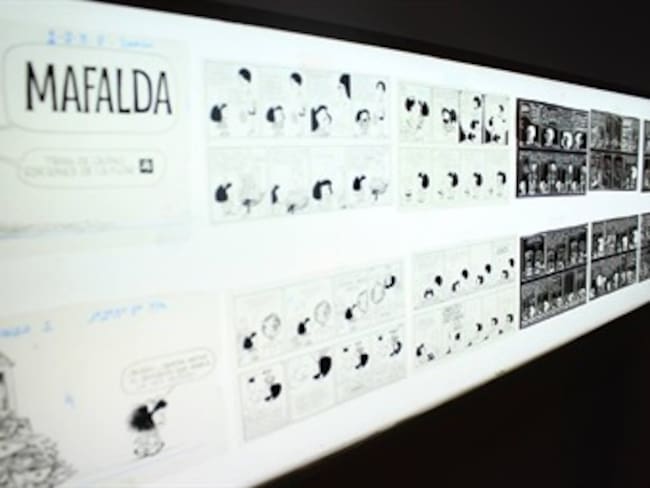 Exposición de Mafalda en la Biblioteca Nacional de la República Argentina. Facebook Mafalda.