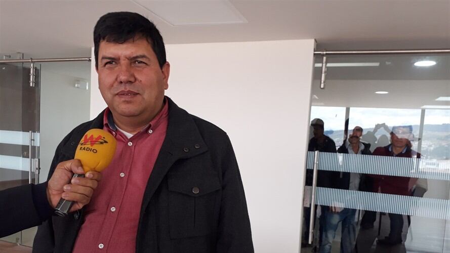 Dairo Rubén Herrera respondió a los cuestionamientos de la Procuraduría sobre la supuesta construcción de una vía en la zona de amortiguación del páramo de Pisba. Foto: Jorge Herrera