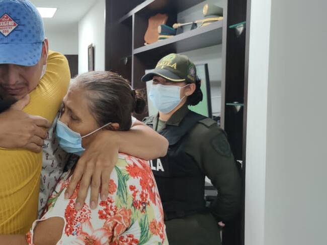 Tras trece días de secuestro, liberan a patrullero de la Policía en Dagua. Foto: Cortesía