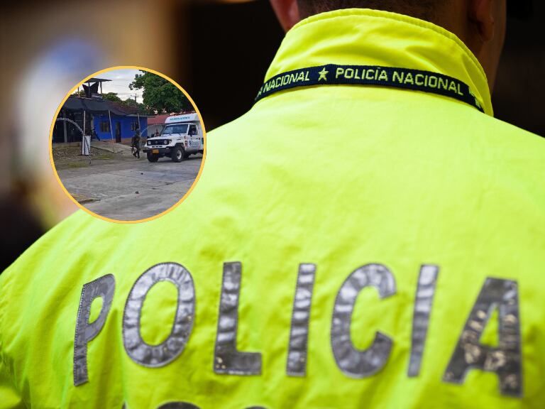 El uniformado lesionado fue evacuado para recibir atención médica y se encuentra fuera de peligro. Crédito: Suministrada.