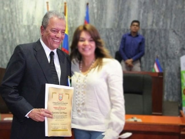 Miguel Antonio Yusti Márquez, está en la unidad de cuidados intensivos de la Clínica Valle del Lili. Foto: Concejo de Cali