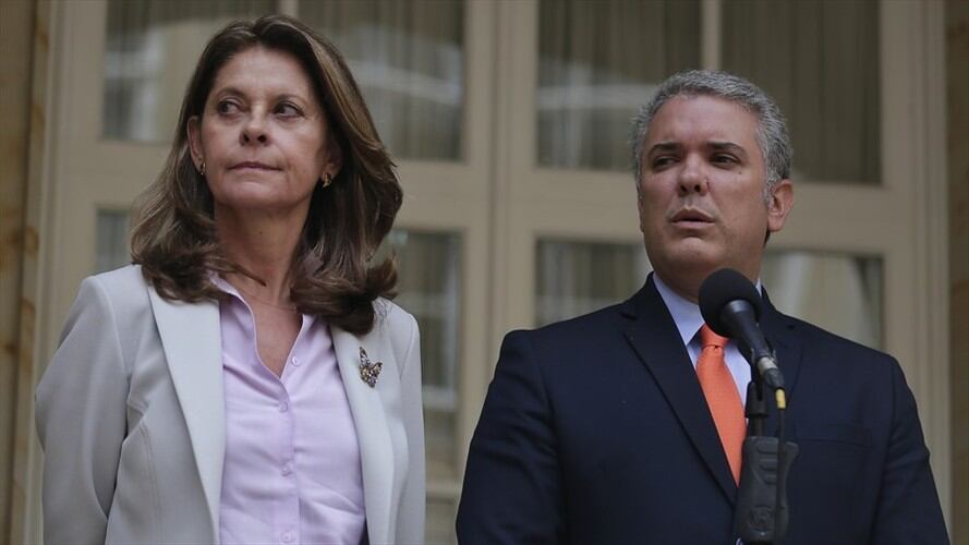 El presidente Iván Duque defendió a la vicepresidenta Marta Lucía Ramírez ante las acusaciones en su contra por pagar una fianza para liberar a su hermano condenado por tráfico de heroína. Foto: Colprensa