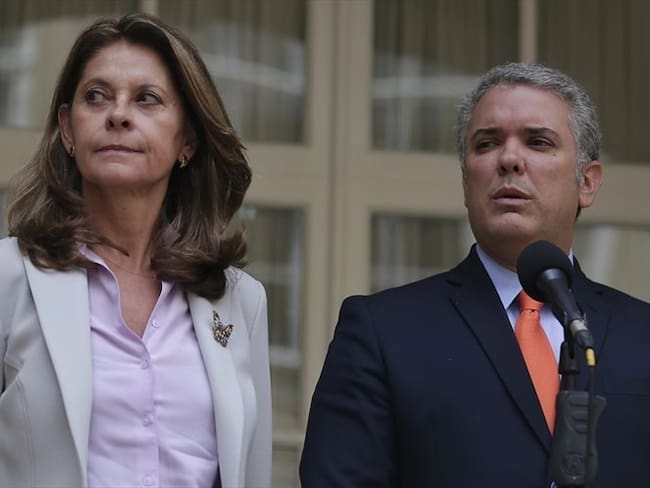El presidente Iván Duque defendió a la vicepresidenta Marta Lucía Ramírez ante las acusaciones en su contra por pagar una fianza para liberar a su hermano condenado por tráfico de heroína. Foto: Colprensa