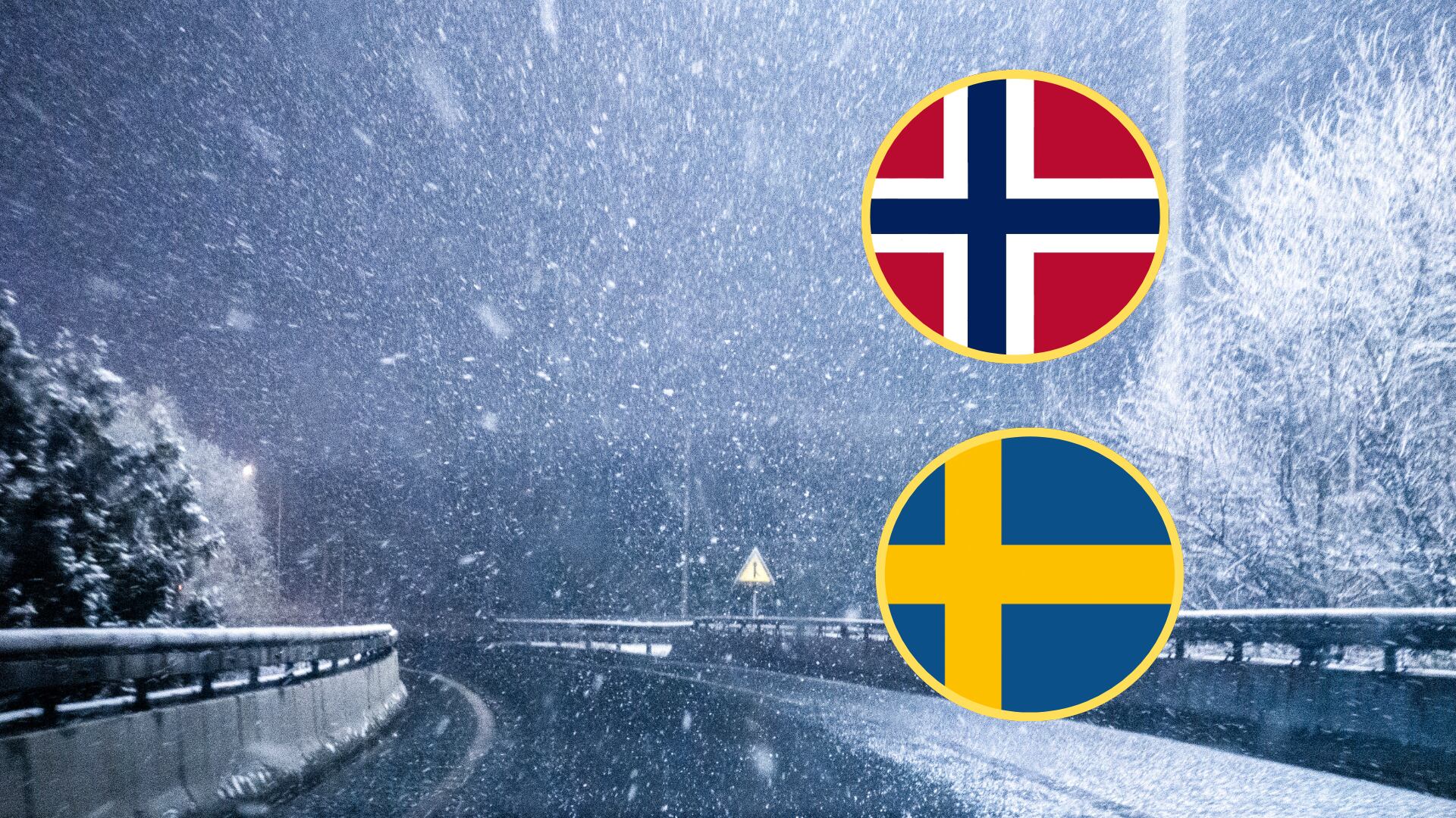 Referencia de Tormenta Invernal. Noruega. Suecia. Fotos: Getty Images.