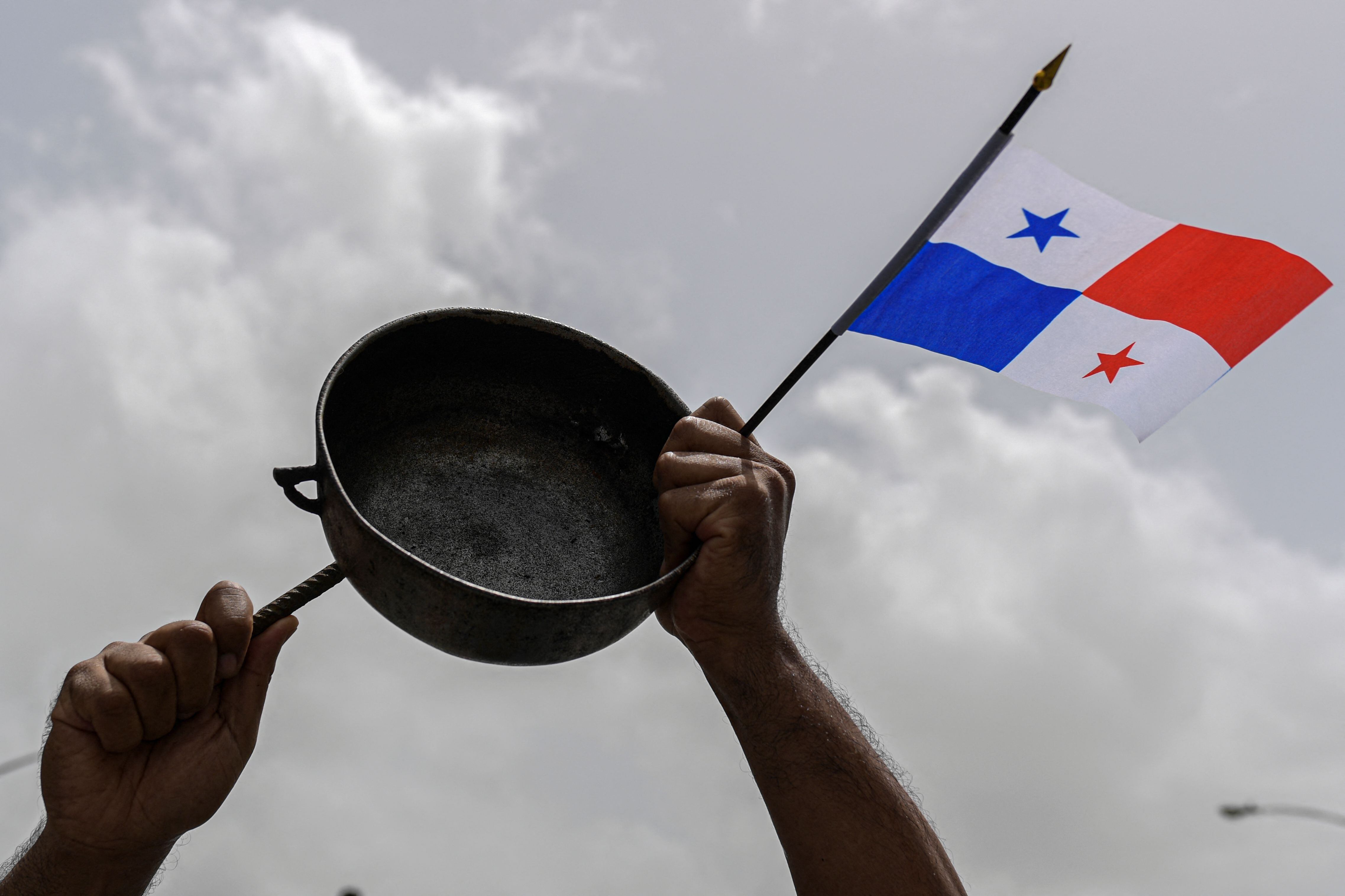 Protestas en Panamá. Foto de Getty Images