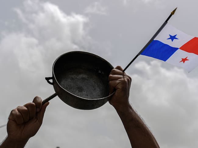 Protestas en Panamá. Foto de Getty Images