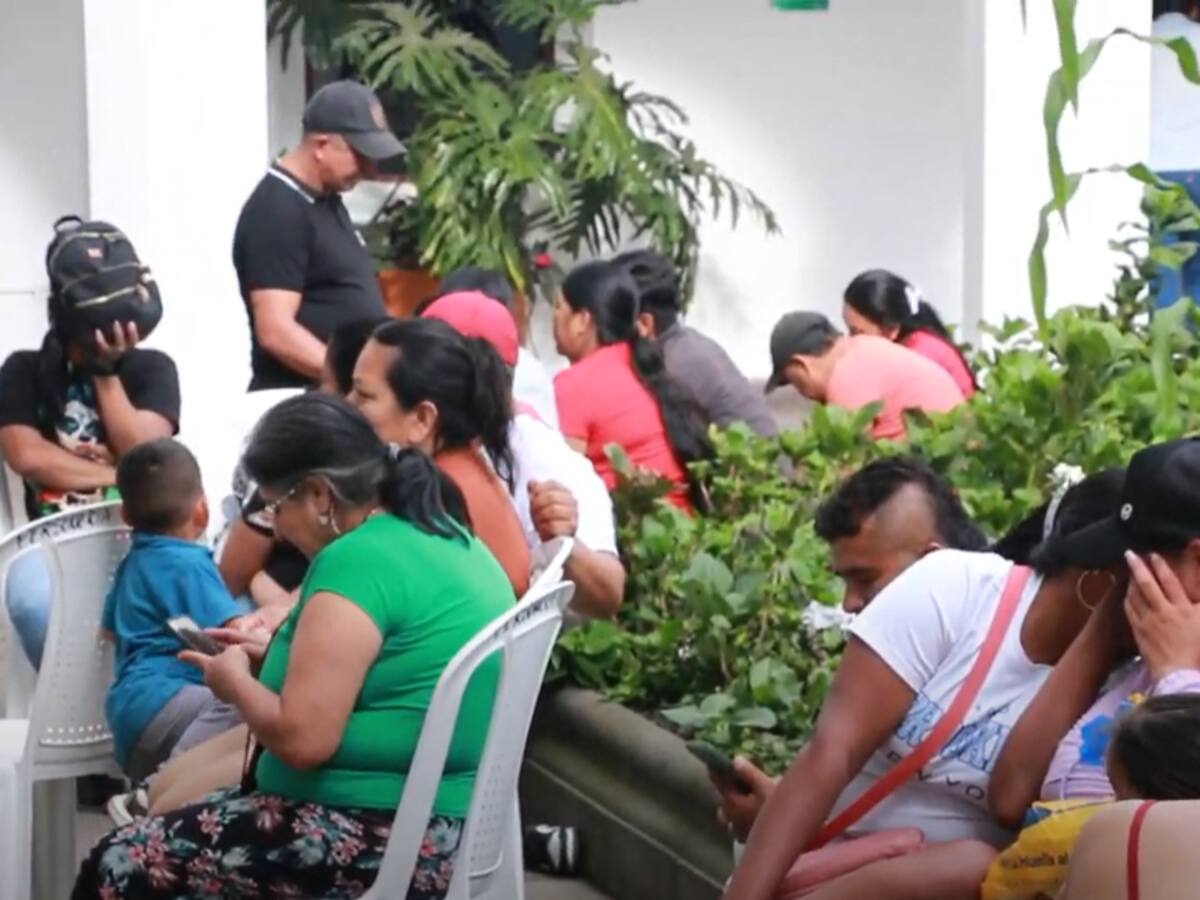 Más de 140 familias llegaron desplazadas de Argelia a Popayán, en Cauca, tras combates