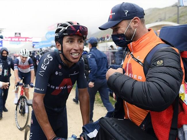 Ciclista colombiano Egan Bernal ganó la novena etapa del Giro de Italia 2021. Foto: Fabio Ferrari - Pool/Getty Images
