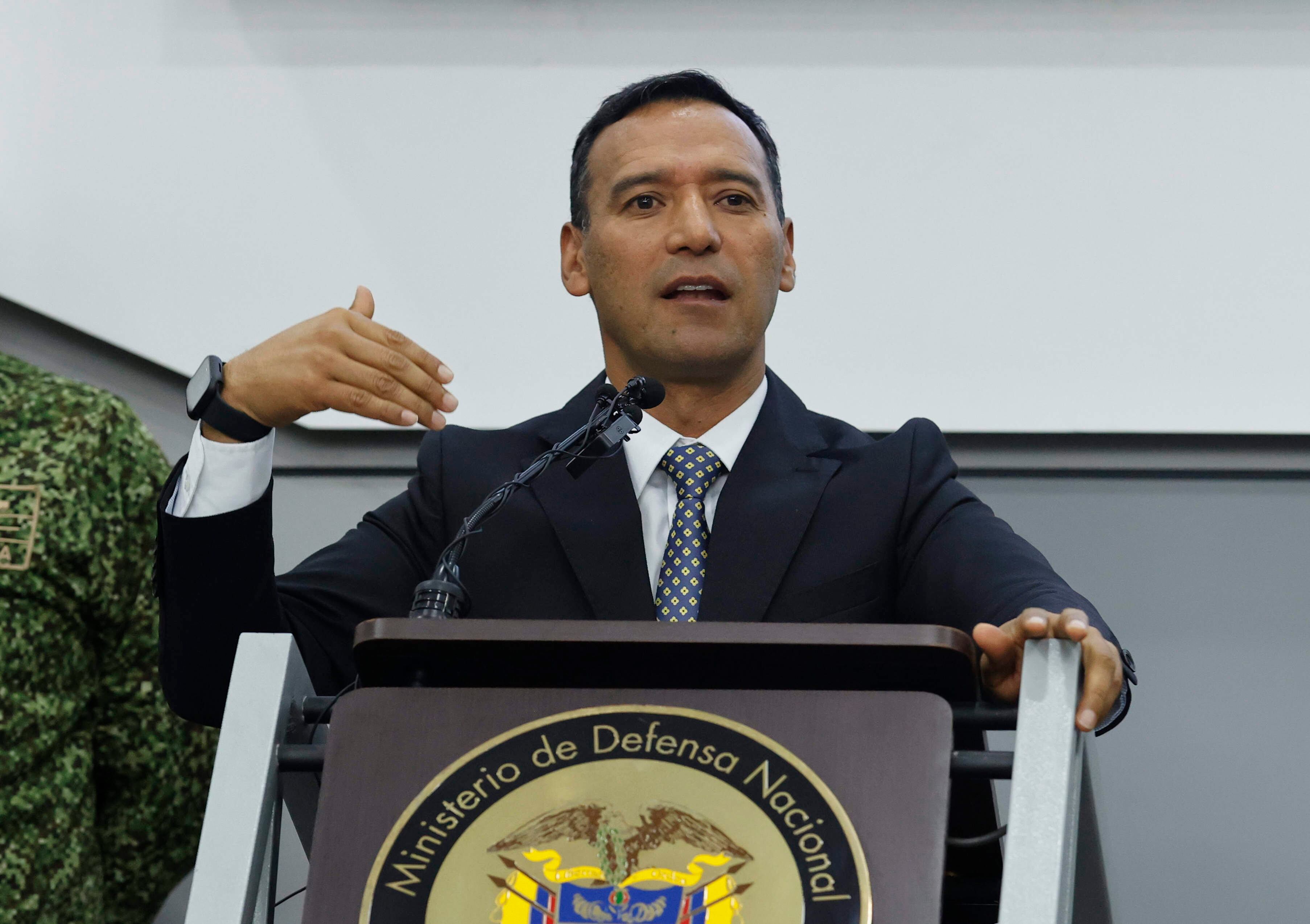 Ministro de Defensa de Colombia, Pedro Sánchez. Foto: EFE/ Mauricio Dueñas Castañeda