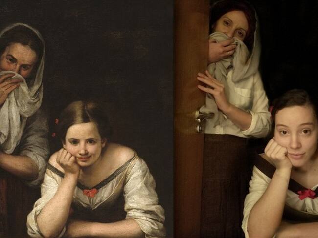 El reto de recrear una obra de arte durante la cuarentena