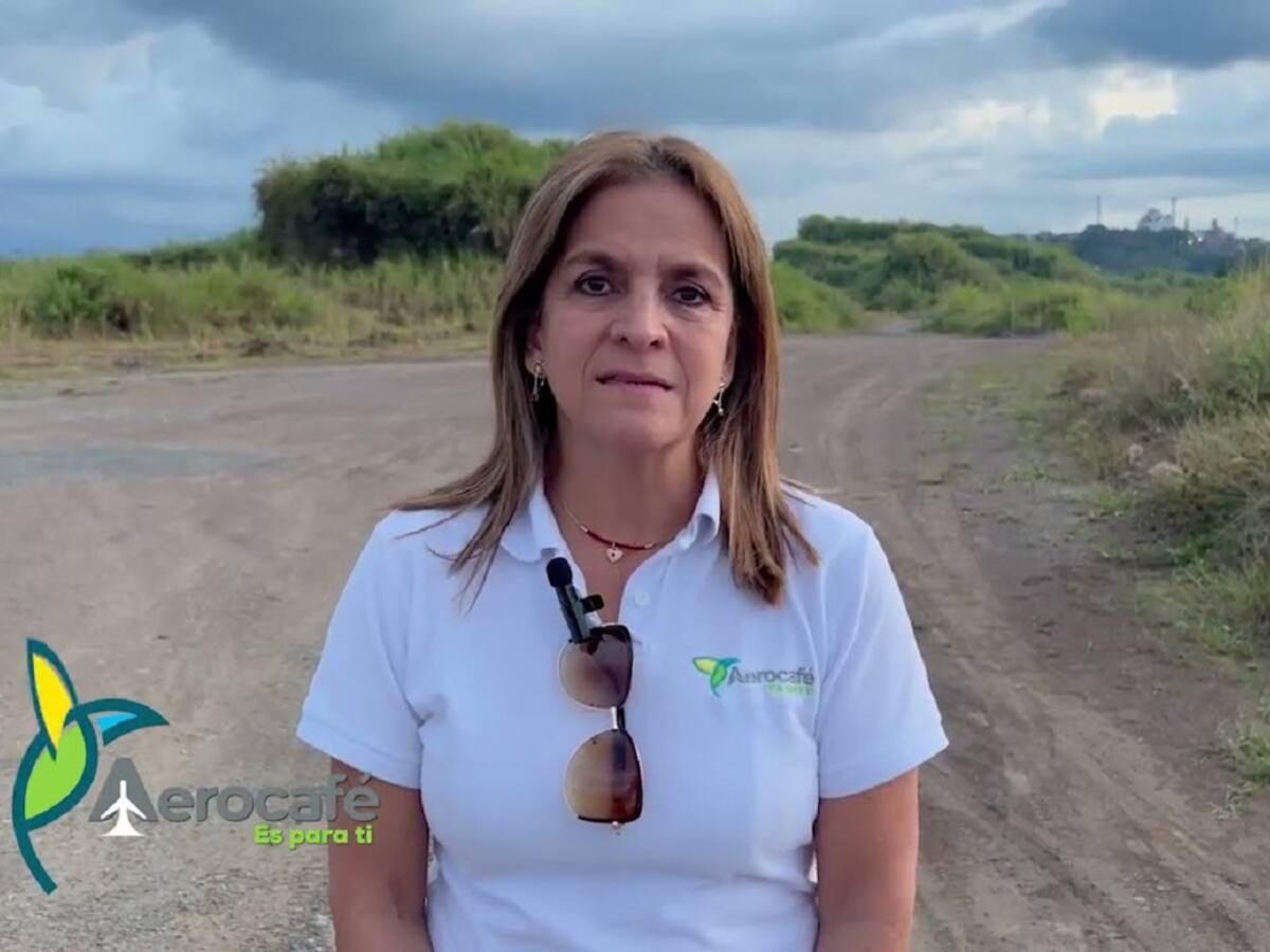 En Caldas, por motivos personales renunció la gerente de Aerocafé, Amparo Sánchez Londoño