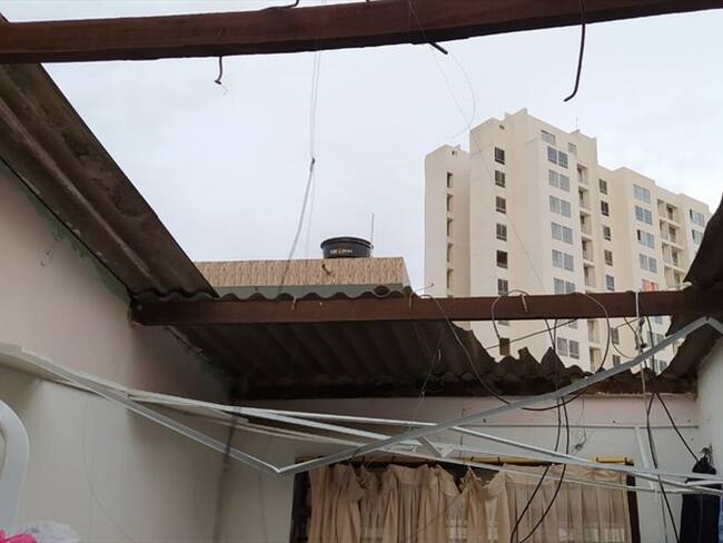 Las lluvias de este fin de semana en Cartagena generaron emergencias en varios sectores. Foto: Cortesía