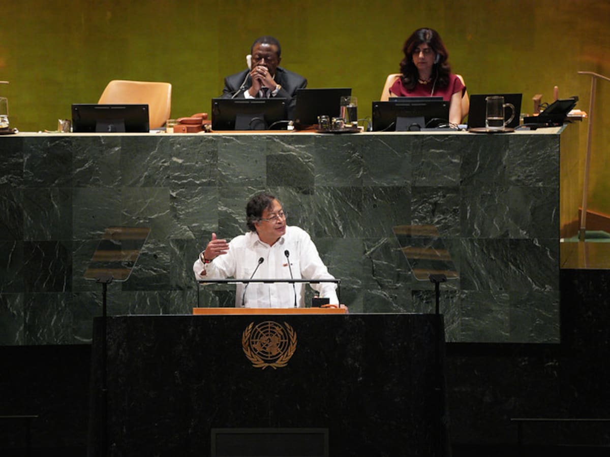 Ante ONU, Petro criticó a Trump por “descertificar” a Colombia en lucha antidrogas