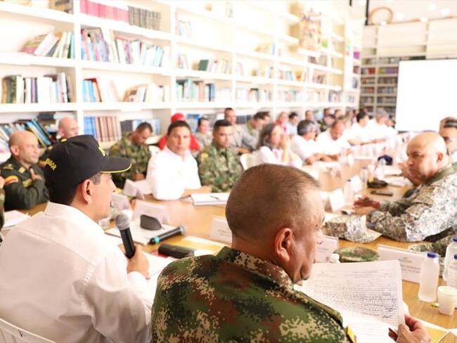 Consejo de Seguridad en El Salado. Foto: Antonio Canchila