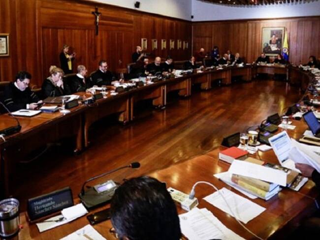 Consejo de Estado podría tardar varios meses en tomar la decisión de segunda instancia. Foto: Sala plena de ese alto tribunal. / Cortesía: Diego Pineda, Colprensa.