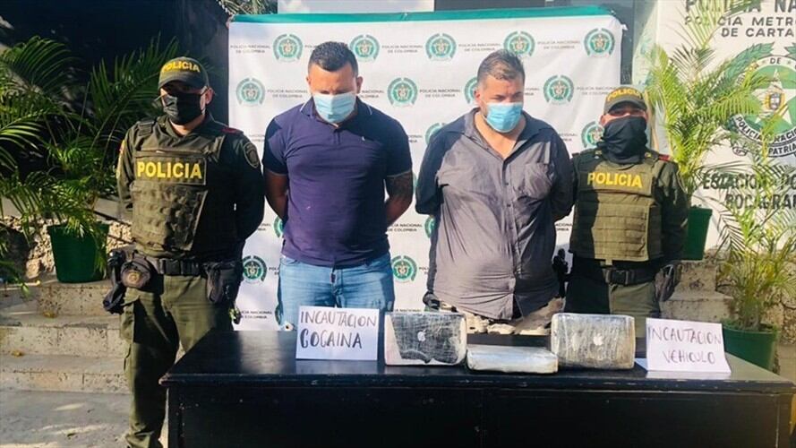 Los capturados fueron enviados a la cárcel de Ternera. Foto: Cortesía