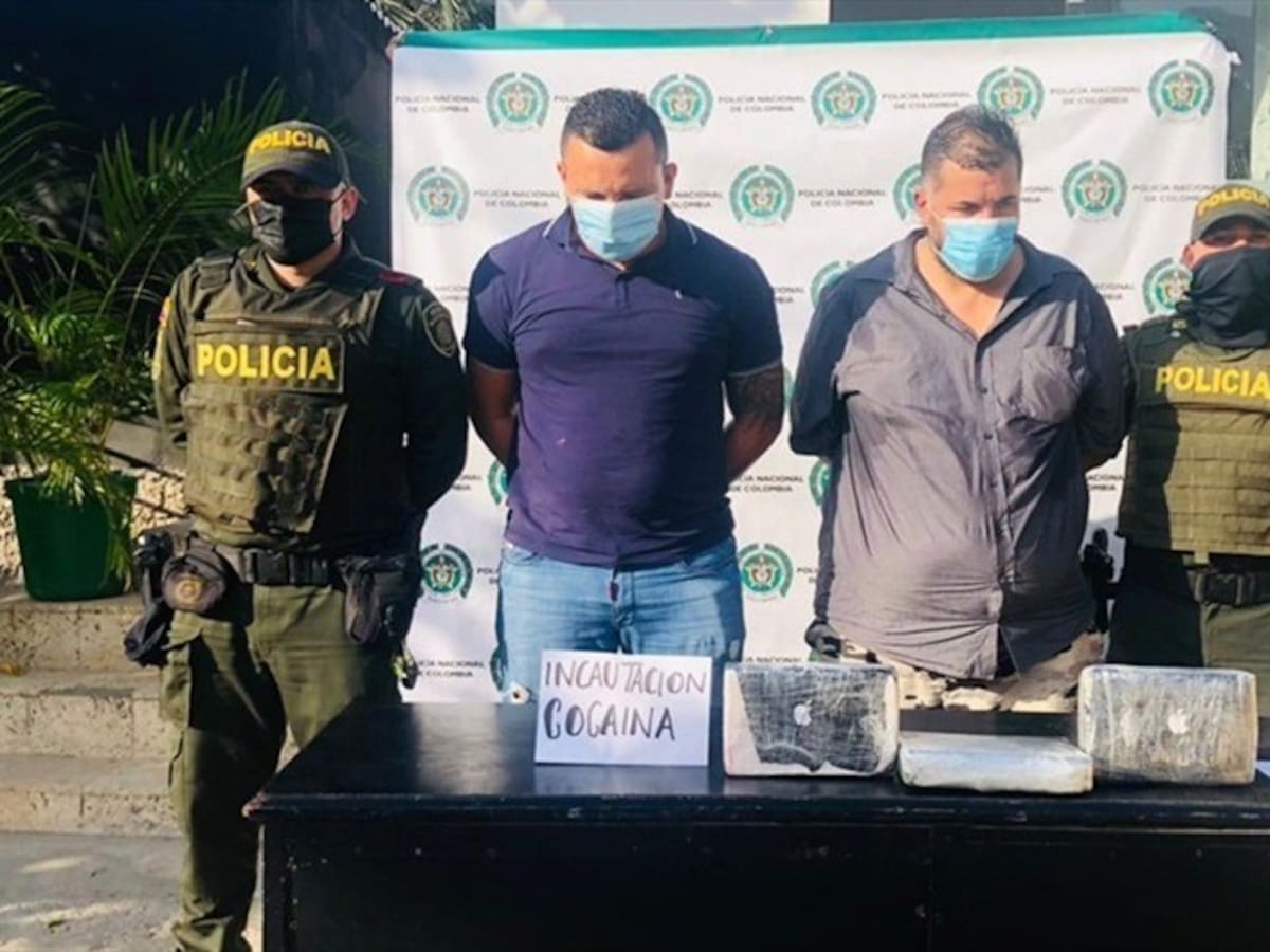 Envían a la cárcel a dos hombres que transportaban cocaína en un taxi en Cartagena
