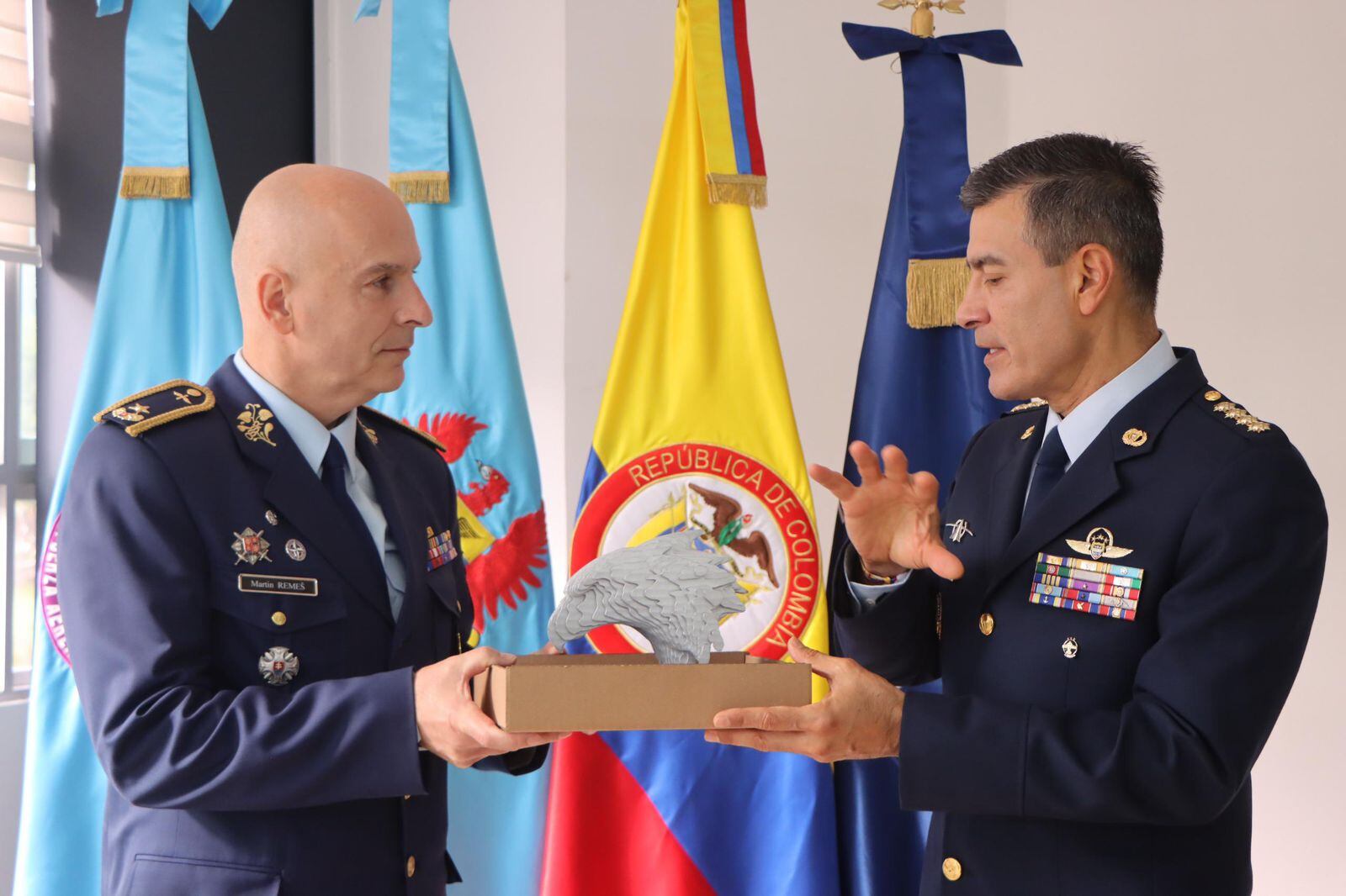 Fuerza Aeroespacial Colombiana adelanta tres procesos de certificación con la OTAN. Foto: suministrada.