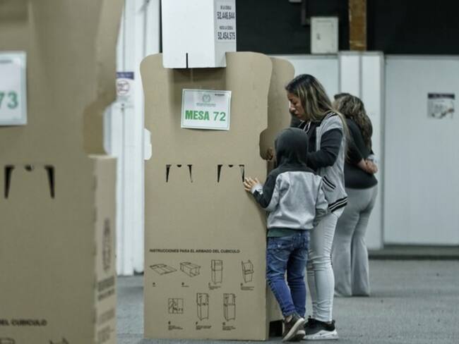 Punto de votación Corferias - Bogotá // Foto: Colprensa