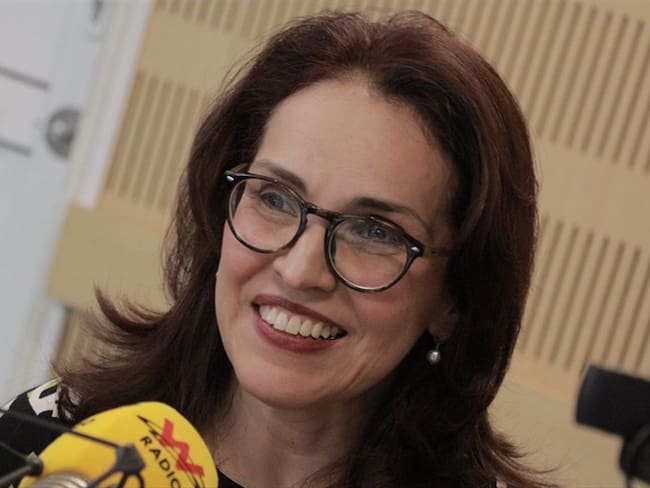 Viviane Morales en La W. Foto: La Wcon Julio Sánchez Cristo