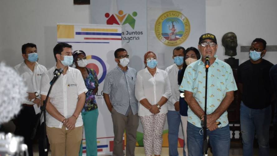 El contralor Córdoba delegó la vigilancia e investigación del procesos contra Dau en la Gerencia Departamental de la Contraloría. Crédito: Cortesía Alcaldía de Cartagena.