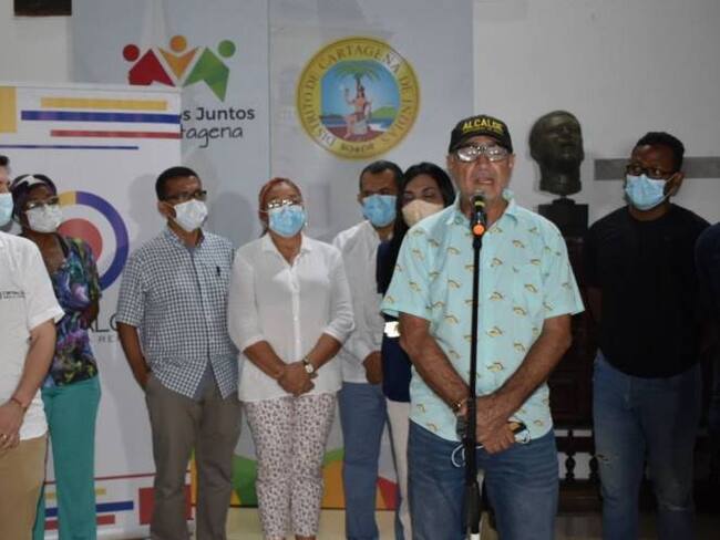 El contralor Córdoba delegó la vigilancia e investigación del procesos contra Dau en la Gerencia Departamental de la Contraloría. Crédito: Cortesía Alcaldía de Cartagena.