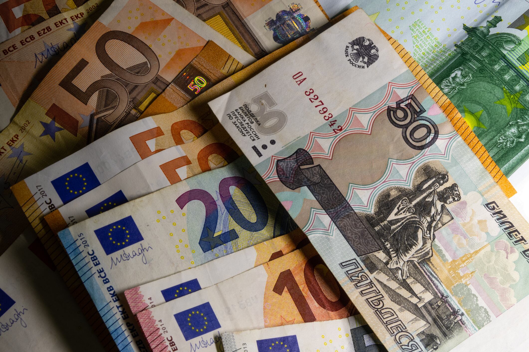 Rublos Rusos, Imagen de referencia. Foto: Getty Images