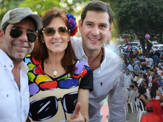 Los “Mellos”, como son conocidos Luis Miguel Cotes y su hermano Álvaro, celebraron en compañía de todos sus líderes en el departamento. Foto: Cortesía http://seguimiento.co