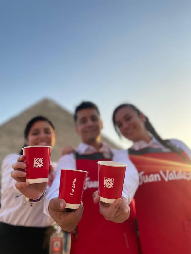 Juan Valdez abre su primera tienda en Egipto. Foto: Suministrada.