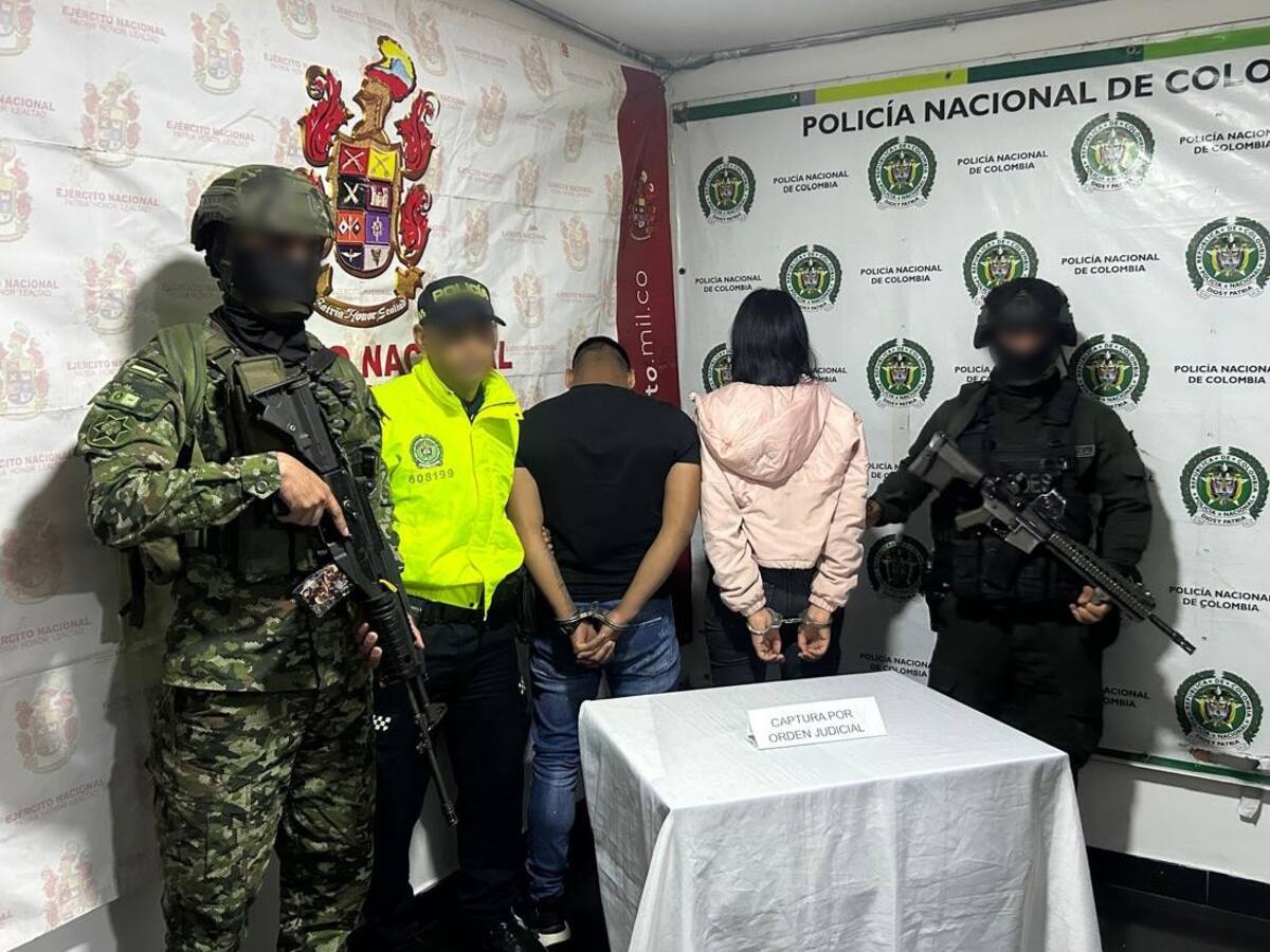Ejército capturó a dos integrantes del Clan del Golfo en Viterbo, Caldas