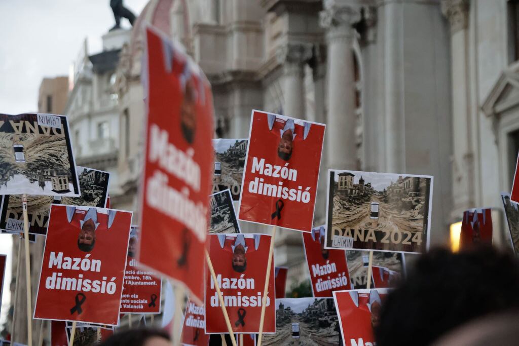 Manifestaciones en Valencia. I Foto: Jose Miguel Fernandez/Anadolu via Getty Images.