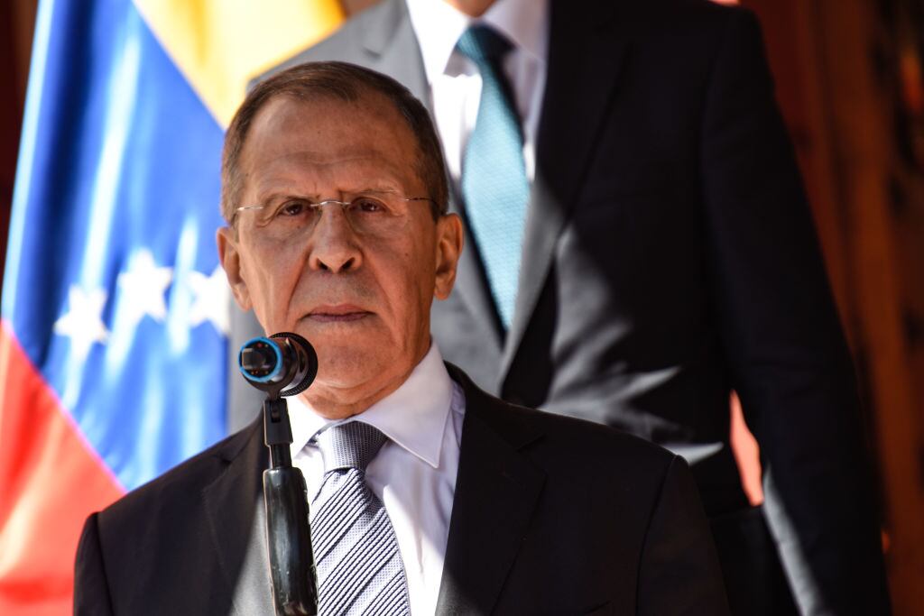Ministro ruso de Asuntos Exteriores, Serguéi Lavrov. Foto: Getty Images.
