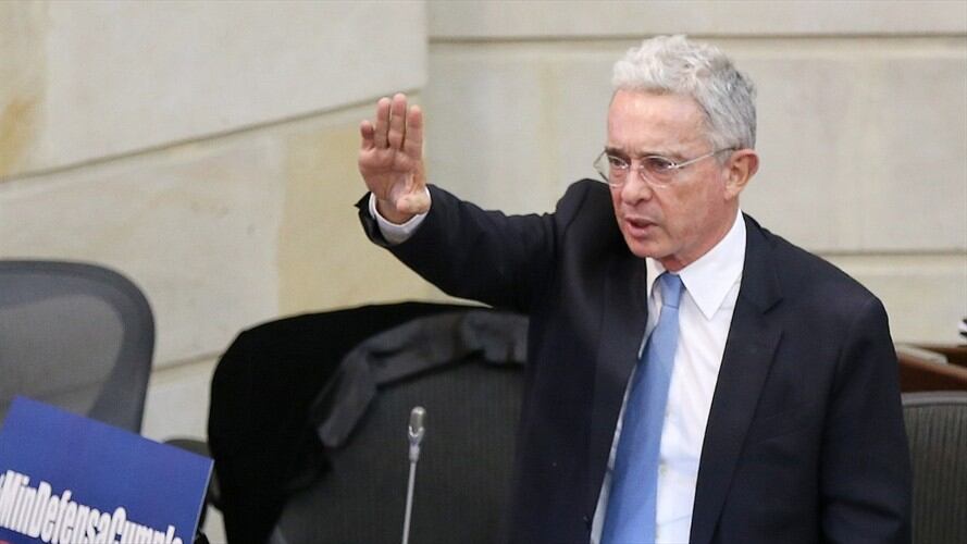 Expresidente de Colombia Álvaro Uribe Vélez. Foto: Colprensa - Camila Díaz