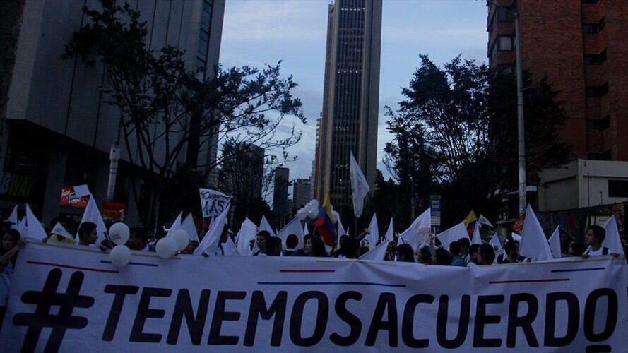 Cuatro años desde la firma del acuerdo de paz en Colombia. Foto: Colprensa