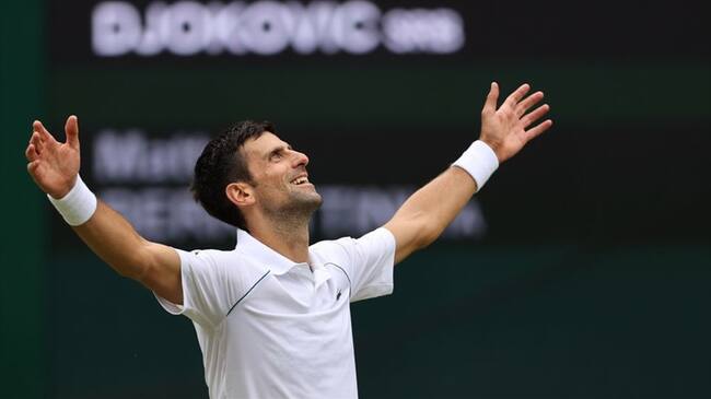 El serbio alcanza su vigésimo título de un Grand Slam al imponerse al italiano Matteo Berrettini. . Foto: Clive Brunskill/Getty Images