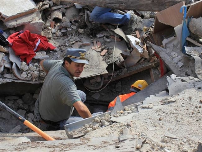 Terremoto en centro de Italia. Foto: Agencia EFE