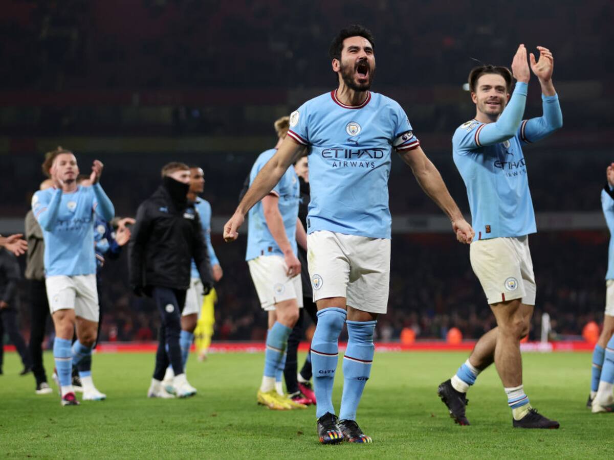 Manchester City derrotó 3-1 a Arsenal y revive la pelea por el título de Premier