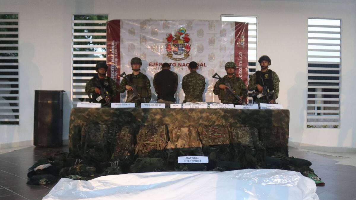 Seis integrantes del Clan del Golfo fueron capturados en el Magdalena