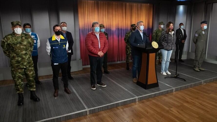 Estaremos con los gobernantes locales atendiendo todos y cada uno de los puntos críticos: Duque. Foto: Presidencia