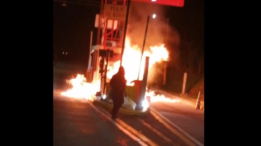 El personal que trabaja en el sitio fue evacuado . Foto: Cortesía