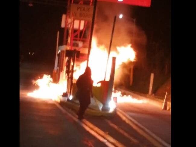 El personal que trabaja en el sitio fue evacuado . Foto: Cortesía