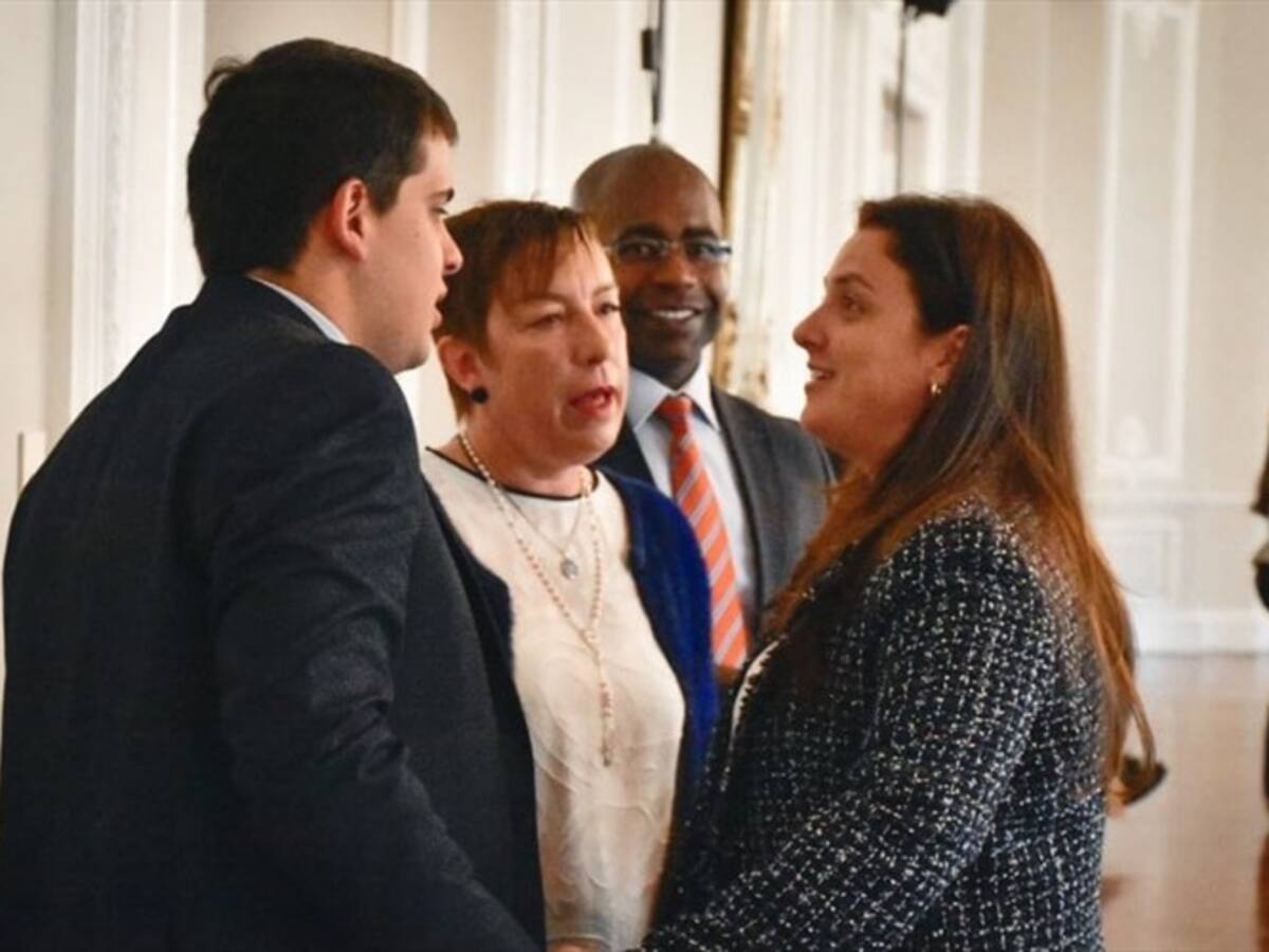 ¿Qué hacía Claudia Ortiz en la Casa de Nariño antes de su posesión?