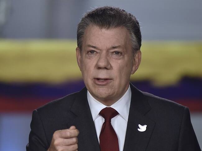 Santos reitera urgencia de implementar acuerdo de paz con las Farc. Foto: Colprensa