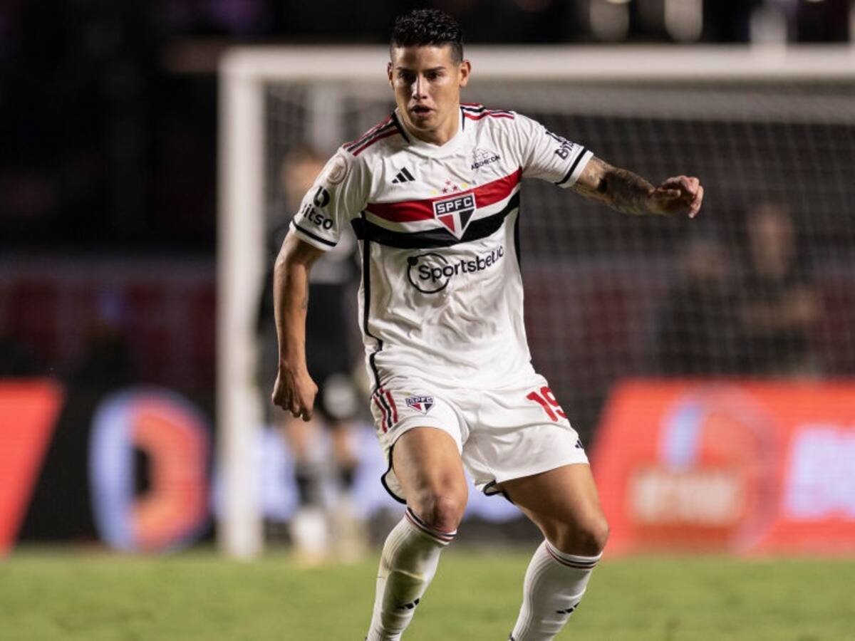 Con un gol y asistencia, James Rodríguez volvió a jugar con São Paulo
