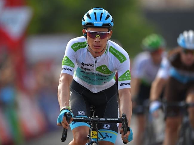 Miguel Ángel &#039;Supermán&#039; López  gana la etapa 5 de la Vuelta España . Foto: Getty Images