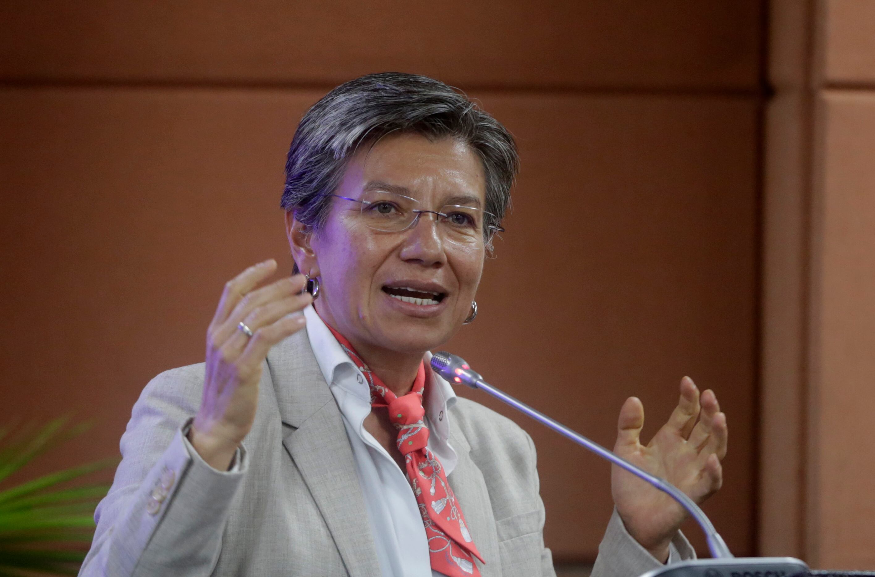 Claudia López. EFE / Ricardo Maldonado Rozo