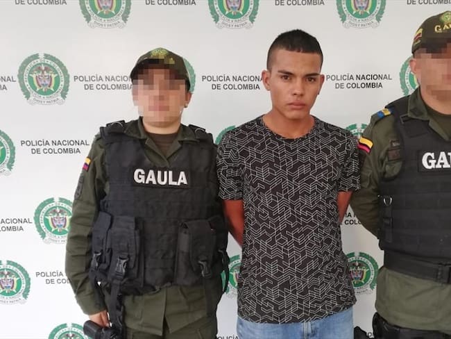 Fue capturado un sujeto que extorsionaba a su cuñado en Popayán. Foto: Policía Nacional