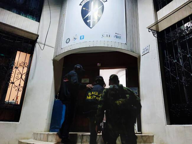 La joven estaba en manos de un grupo de delincuencia común. Foto: Ejército.